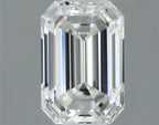 Diamante Naturale Taglio Smeraldo 0.32ct EX/EX F VVS1 - IGI - 4.81x3.25x2.18mm
