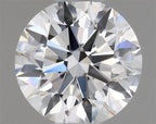 Diamante Naturale Taglio Brillante 0.5ct 3EX E VS1 - GIA - 5.04x5.08x3.14mm