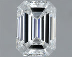 Diamante Naturale Taglio Smeraldo 0.6ct EX/VG F IF - GIA - 5.62x3.99x2.78mm