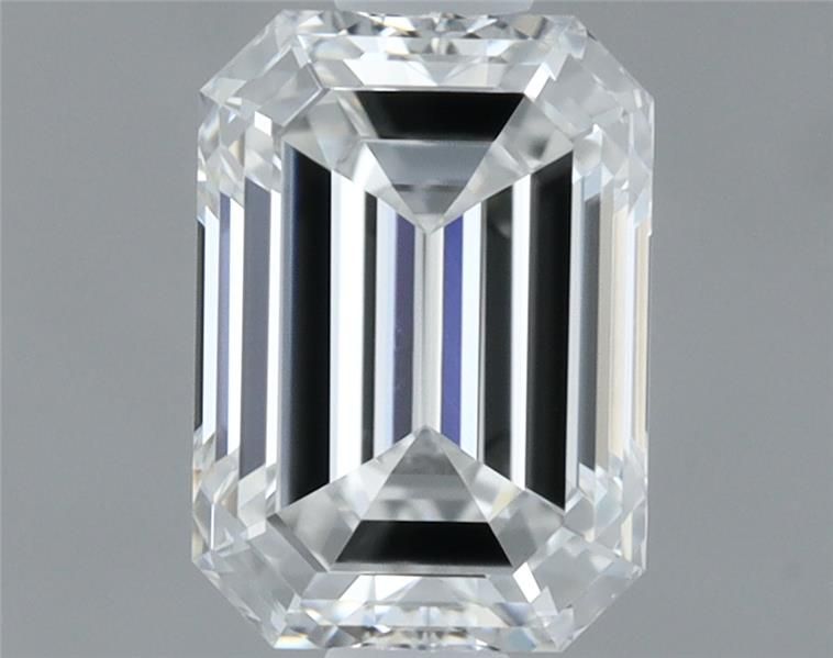 Diamante Naturale Taglio Smeraldo 0.6ct EX/VG F IF - GIA - 5.62x3.99x2.78mm