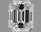 Diamante Naturale Taglio Smeraldo 0.37ct VG/EX E VS2 - GIA - 4.74x3.63x2.49mm