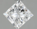 Diamante Naturale Taglio Princess 0.42ct VG/EX F VVS2 - GIA - 3.97x3.89x2.91mm