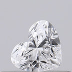 Diamante Naturale Taglio Cuore 0.26ct G/G D VS2 - GIA - 3.83x4.37x2.73mm