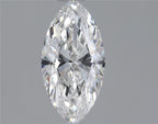Diamante Naturale Taglio Marquise 0.4ct EX/EX F VS1 - GIA - 7.62x3.76x2.33mm