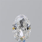 Diamante Naturale Taglio Ovale 1.01ct EX/EX E VVS2 - GIA - 7.76x5.18x3.57mm
