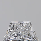 Diamante Naturale Taglio Trapezio 0.31ct G/EX D VS1 - GIA - 6.32x3.38x2.21mm