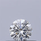 Diamante Naturale Taglio Brillante 0.28ct 3EX G IF - GIA - 4.17x4.2x2.59mm