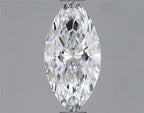 Diamante Naturale Taglio Marquise 0.5ct VG/EX F VS1 - GIA - 8.27x4.05x2.61mm