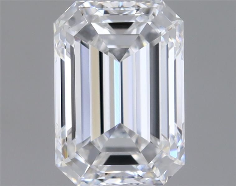 Diamante Naturale Taglio Smeraldo 0.61ct EX/EX E VVS1 - GIA - 5.72x3.98x2.76mm