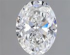 Diamante Naturale Taglio Ovale 0.6ct VG/EX F VS1 - GIA - 6.42x4.73x2.98mm