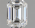 Diamante Naturale Taglio Smeraldo 0.6ct VG/VG F VVS2 - GIA - 5.31x3.99x2.77mm