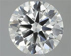 Diamante Naturale Taglio Brillante 0.5ct 3EX F VVS2 - IGI - 5.09x5.13x3.06mm