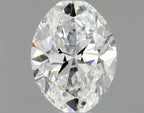 Diamante Naturale Taglio Ovale 0.5ct VG/VG D VVS2 - GIA - 6.02x4.46x2.88mm