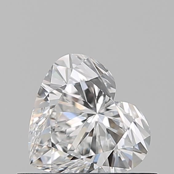 Diamante Naturale Taglio Cuore 0.5ct VG/VG F VVS2 - GIA - 5.02x5.53x3.12mm