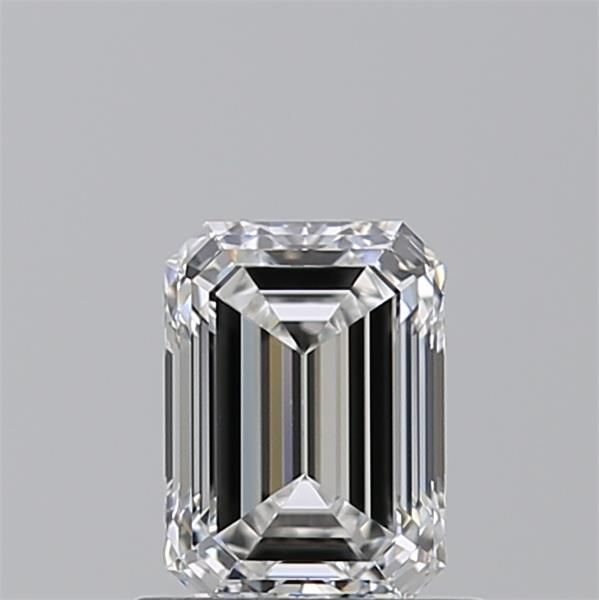 Diamante Naturale Taglio Smeraldo 0.8ct EX/EX E VVS2 - GIA - 6.18x4.48x2.97mm