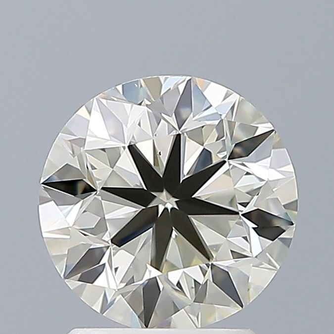 Diamante Naturale Taglio Brillante 2ct VG/VG/EX J VS1 - IGI - 7.74x7.85x5.04mm
