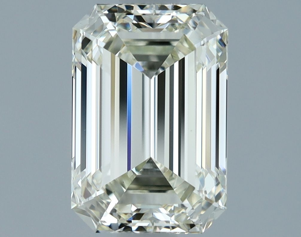 Diamante Naturale Taglio Smeraldo 1.6ct EX/EX J VVS2 - IGI - 8.02x5.47x3.73mm