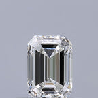 Diamante Naturale Taglio Smeraldo 0.51ct VG/EX G VVS1 - GIA - 5.38x3.77x2.55mm