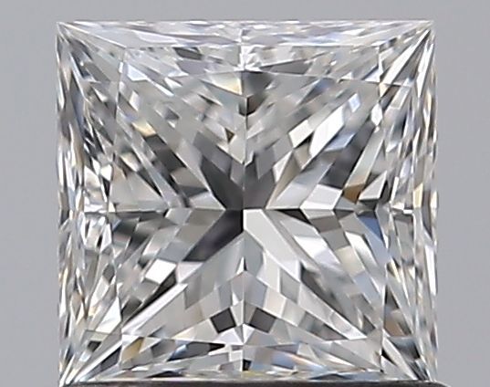 Diamante Naturale Taglio Princess 0.9ct VG/EX F VVS1 - GIA - 5.24x5.18x3.91mm