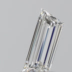 Diamante Naturale Taglio Trapezio 0.52ct EX/EX E VVS1 - GIA - 3.4x8.66x1.86mm