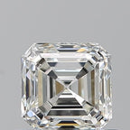 Diamante Naturale Taglio Asscher 0.8ct VG/EX J VVS1 - GIA - 5.1x4.97x3.41mm