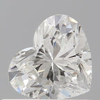 Diamante Naturale Taglio Cuore 0.51ct EX/EX F VS1 - GIA - 4.99x5.71x3.1mm