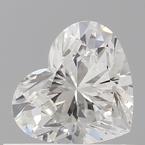 Diamante Naturale Taglio Cuore 0.51ct EX/EX F VS1 - GIA - 4.99x5.71x3.1mm