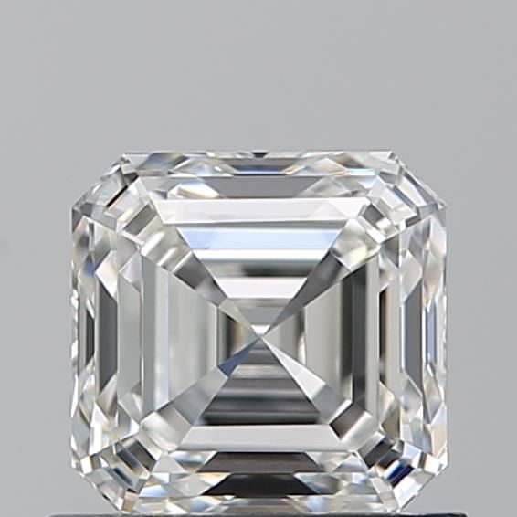 Diamante Naturale Taglio Asscher 0.9ct VG/VG H VVS2 - GIA - 5.29x5.18x3.55mm