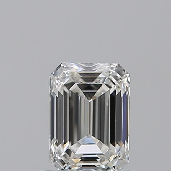 Diamante Naturale Taglio Smeraldo 0.71ct EX/EX F VVS1 - IGI - 5.85x4.23x2.87mm