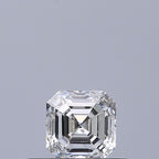 Diamante Naturale Taglio Asscher 0.33ct VG/EX E VVS2 - GIA - 3.84x3.84x2.57mm