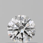 Diamante Naturale Taglio Brillante 0.4ct VG/EX/EX G IF - GIA - 4.83x4.8x2.82mm