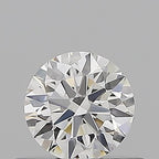 Diamante Naturale Taglio Brillante 0.46ct 3EX F VVS2 - GIA - 4.94x4.91x3.05mm