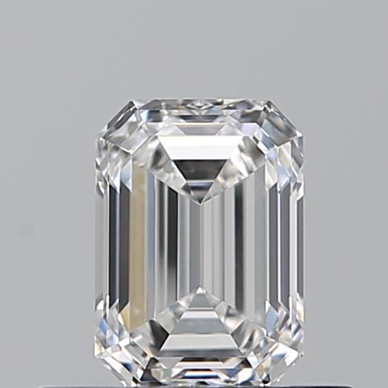 Diamante Naturale Taglio Smeraldo 0.55ct EX/EX F IF - GIA - 5.5x3.91x2.61mm