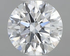 Diamante Naturale Taglio Brillante 0.5ct EX/EX/VG D VS1 - GIA - 5.02x5.06x3.15mm