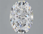Diamante Naturale Taglio Ovale 1.16ct EX/EX D VVS1 - GIA - 8.36x5.85x3.7mm