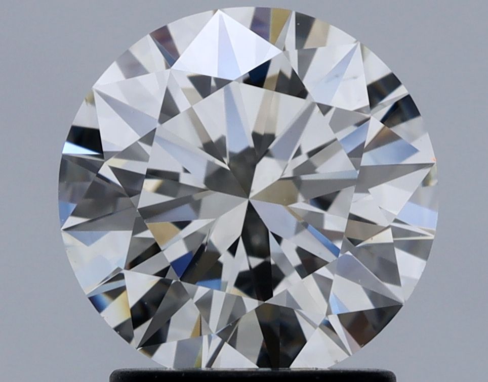 Diamante Naturale Taglio Brillante 1.76ct 3EX J VS2 - GIA - 7.98x7.94x4.71mm