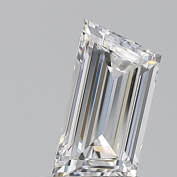 Diamante Naturale Taglio Trapezio 0.74ct EX/EX E IF - GIA - 4.13x8.14x2.43mm