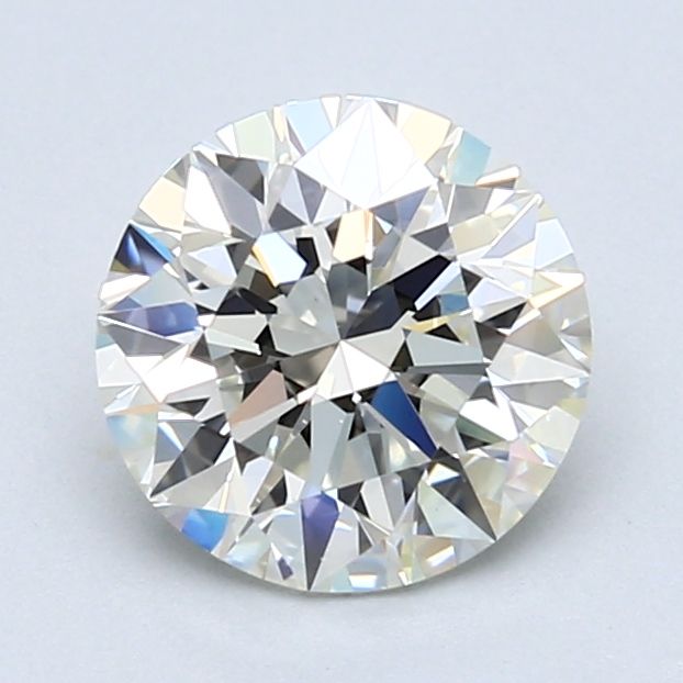 Diamante Naturale Taglio Brillante 1.7ct 3EX J VVS2 - GIA - 7.55x7.6x4.79mm