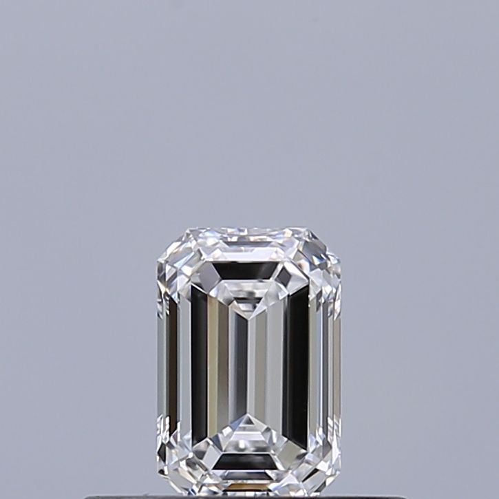 Diamante Naturale Taglio Smeraldo 0.33ct EX/EX D IF - GIA - 4.81x3.19x2.15mm