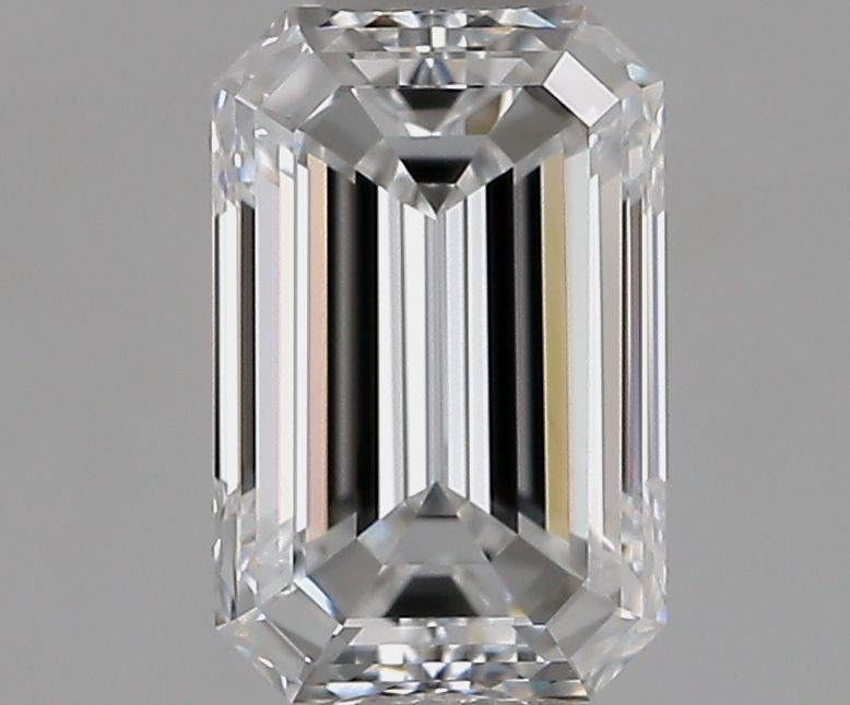 Diamante Naturale Taglio Smeraldo 0.9ct VG/EX D IF - GIA - 7.02x4.54x3.08mm