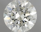 Diamante Taglio Brillante 0.37ct VG/VG/VG I VVS2 - IGI - 4.5x4.53x2.88mm