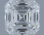 Diamante Naturale Taglio Asscher 0.53ct EX/EX I VVS1 - GIA - 4.45x4.37x2.92mm