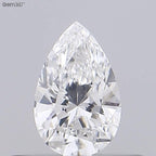 Diamante Naturale Taglio Goccia 0.3ct VG/VG F VVS2 - GIA - 5.74x3.64x2.41mm