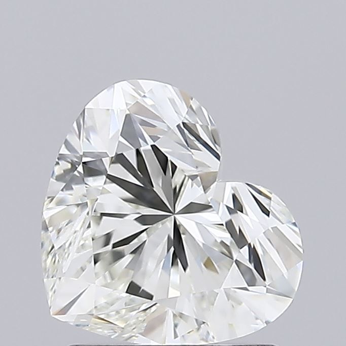 Diamante Naturale Taglio Cuore 1.33ct EX/EX I VVS1 - IGI - 6.5x7.43x4.69mm