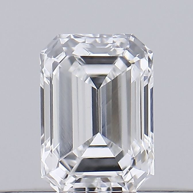 Diamante Naturale Taglio Smeraldo 0.19ct VG/G D VS1 - GIA - 3.95x2.76x1.9mm