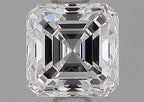 Diamante Naturale Taglio Asscher 0.72ct EX/EX D VVS2 - GIA - 4.98x4.93x3.32mm