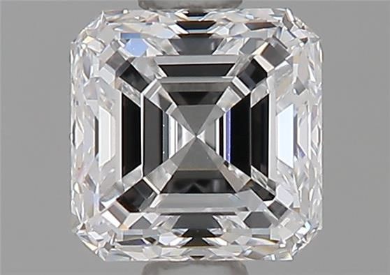 Diamante Naturale Taglio Asscher 0.72ct EX/EX D VVS2 - GIA - 4.98x4.93x3.32mm