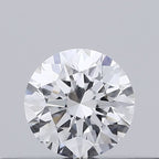 Diamante Taglio Brillante 0.19ct EX/EX/VG D VS1 - GIA - 3.68x3.71x2.28mm