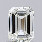 Diamante Naturale Taglio Smeraldo 0.9ct EX/EX H VVS2 - IGI - 6.1x4.42x3.1mm