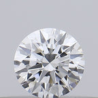 Diamante Taglio Brillante 0.18ct EX/VG/EX D VS2 - GIA - 3.62x3.64x2.21mm